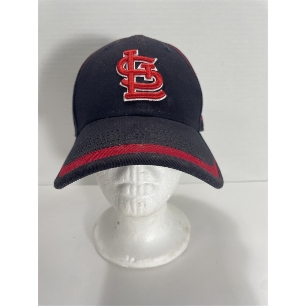 St Louis Cardinals MLB Baseball Hat Navy Blue Red Adjustable Strapback Cap STL